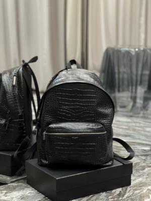 cheap quality YSL backpack 326865 crocodile patten